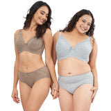 FRIGGA SCALLOPED LACE DEMI BRA