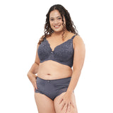 FATE FLORAL LACE DEMI BRA PLUS