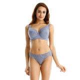 carina full cup bra - blue