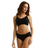 A STAR-BUY! JUST-YOU 24/7 COMFORT BRALETTE - BASIC BLACK