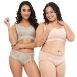 JONA SOFT LACE BREATHABLE FULL CUP BRA