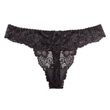 floral full lace thong