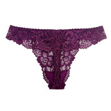 floral full lace thong