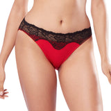 denica lace trimmed bikini panty (oxp-2055)