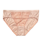 maddie floral lace paneled bikini panty