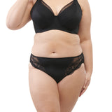 billa plus size bikini peek lace panty