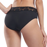 lace trimmed comfy bikini panty