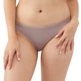 lace trimmed bikini panty (pack of 2)