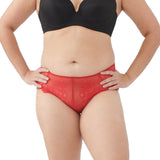 floral lacey brazilian panty