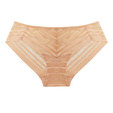 stripe mesh bikini panty