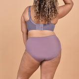 drop v lace trimmed boyleg panty plus