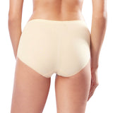 floral embossed knitted boyleg panty