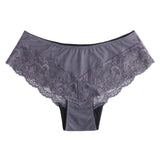 darlene v-lace trimmed mid waist boyleg panty