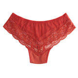darlene v-lace trimmed mid waist boyleg panty
