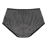contrast lined spandex low rise boyshort panty