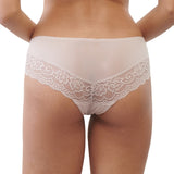 britta paneled lace boyleg panty