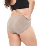 full coverage high waist knitted boyleg panty