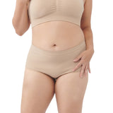 full coverage high waist knitted boyleg panty