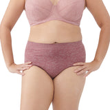 full coverage high waist knitted boyleg panty