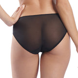 clara concentric lace paneled boyleg panty