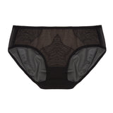 clara concentric lace paneled boyleg panty