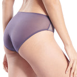 clara concentric lace paneled boyleg panty