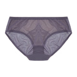 clara concentric lace paneled boyleg panty