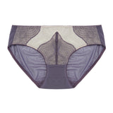 clara concentric lace paneled boyleg panty