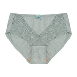 valerie flattering drop-V floral lace boyleg panty