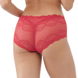 floral full lace boyleg panty