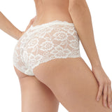 floral lace boyleg panty