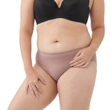 medium coverage mid rise knitted boyleg panty