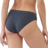 medium coverage mid rise knitted boyleg panty