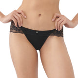 alena drop lace mid waist boyleg panty