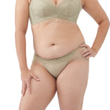 alena drop lace mid waist boyleg panty