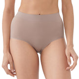mid coverage  waist knitted boyleg panty