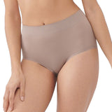 mid coverage  waist knitted boyleg panty