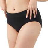 v-embossed knitted boyleg panty