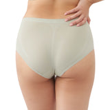 v-embossed knitted boyleg panty