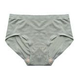 v-embossed knitted boyleg panty