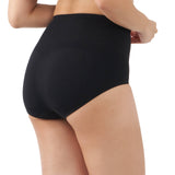 symmetric embossed knitted boyleg panty