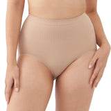 symmetric embossed knitted boyleg panty
