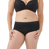 super soft lacey trimmed boyleg panty