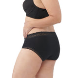 super soft lacey trimmed boyleg panty