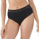 super soft lacey trimmed boyleg panty