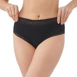 super soft lacey trimmed boyleg panty