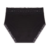 super soft lacey trimmed boyleg panty