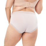 super soft lacey trimmed boyleg panty