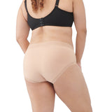 super soft lacey trimmed boyleg panty