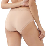super soft lacey trimmed boyleg panty